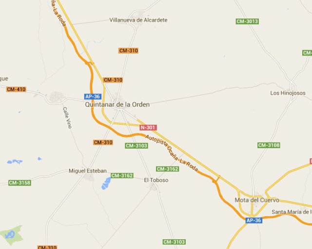 mapa actual Quintanar Mota