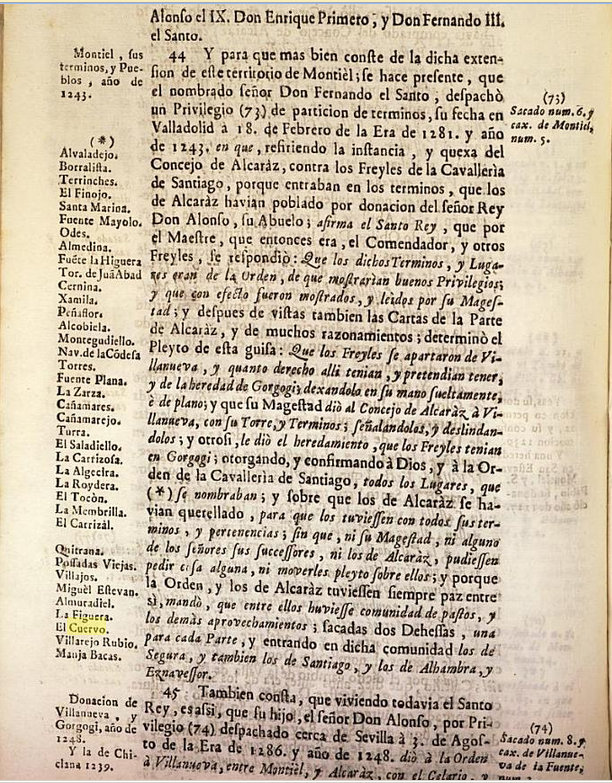 Pueblos (b) pertenecientes al partido de Montiel 1243