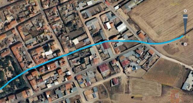 trazado del arroyo córcoles