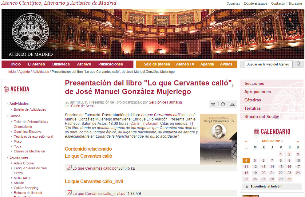 Dossier de Prensa ATENEO DE MADRID