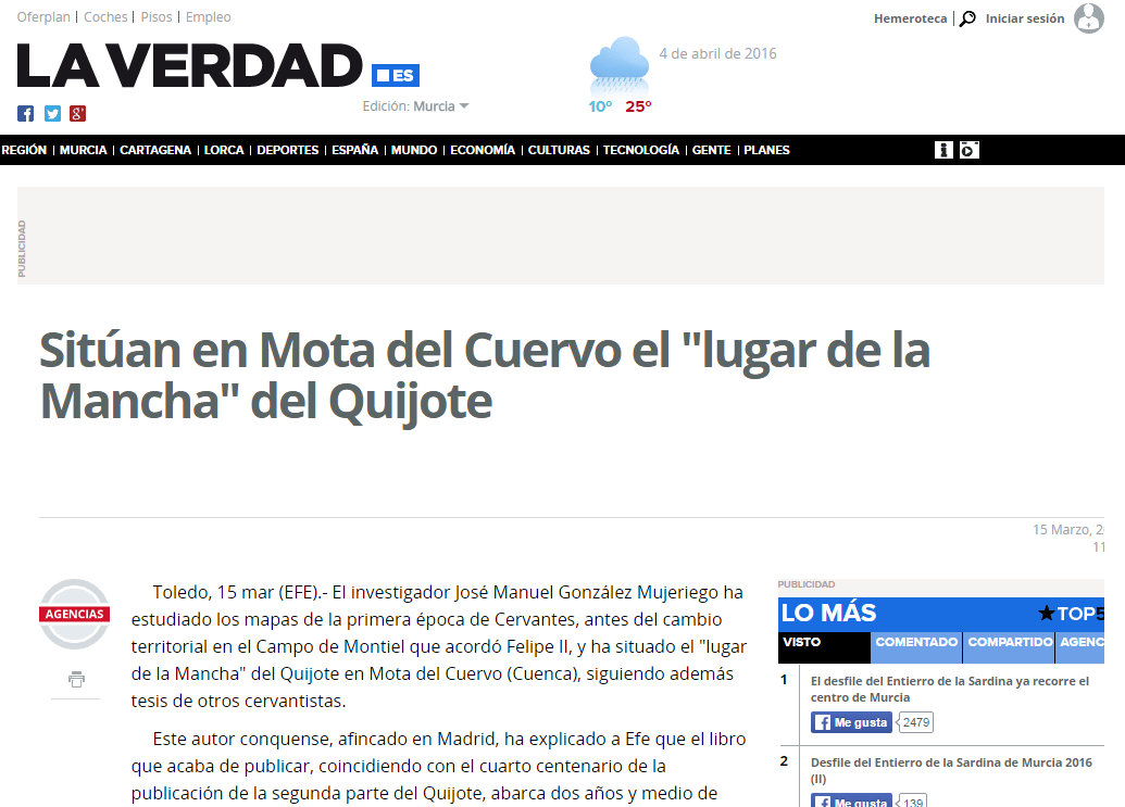 Dossier de Prensa LA VERDAD