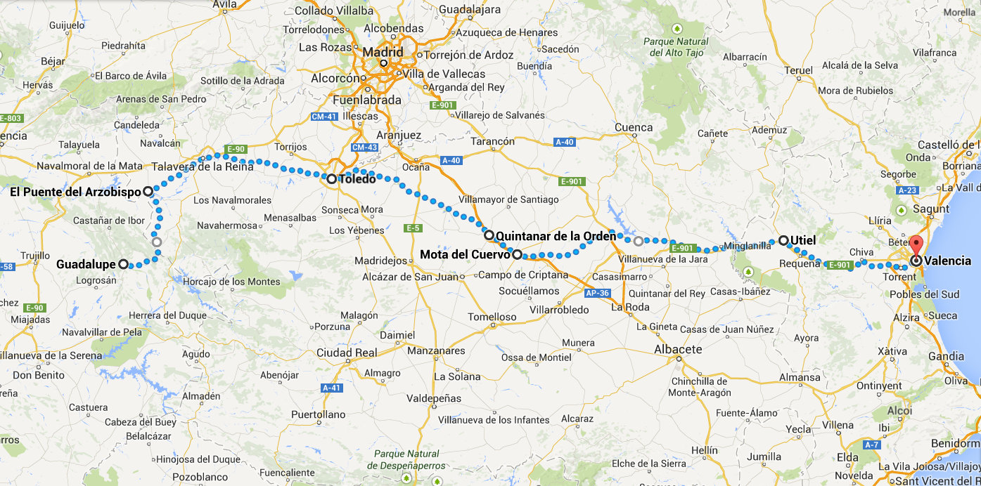 Mapa Guadalupe Quintanar Valencia