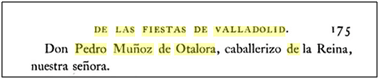 Pedro Muñoz en las Fiestas de Valladolid