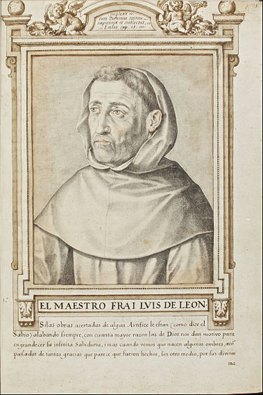 Fray Luis de Léon , por Francisco Pacheco (fuente Wikipedia)
