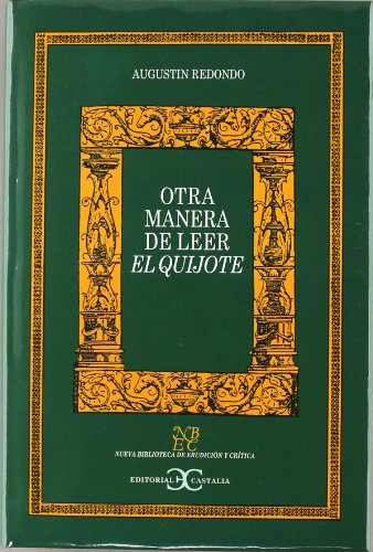 Otra manera de leer el Quijote de Agustín Redondo