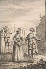 Persiles y Segismunda llegando a Roma